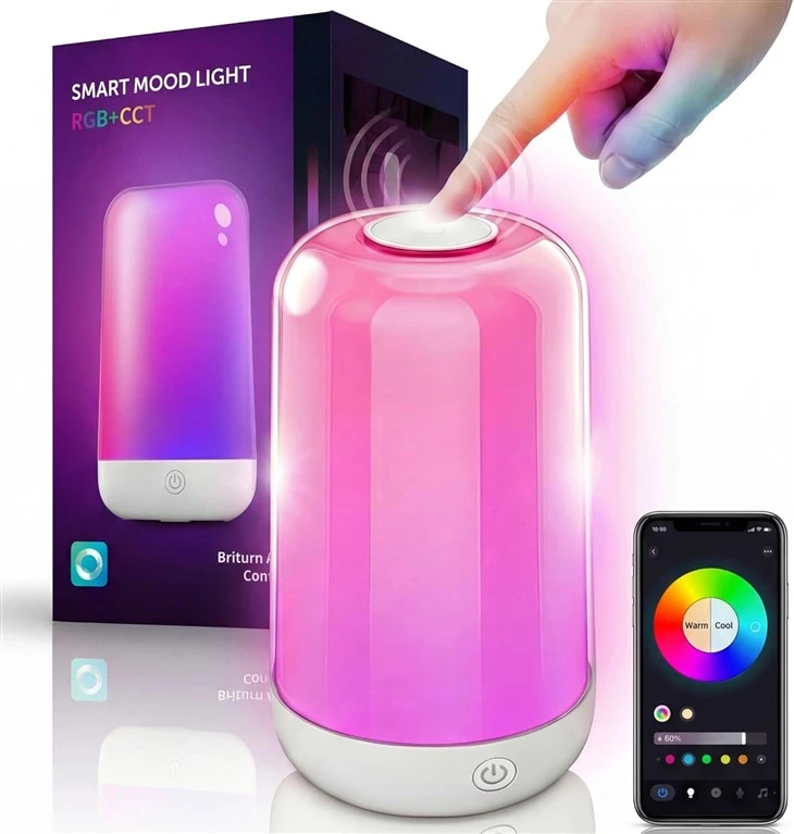 Smart Touch éjjeliszekrényi lámpa LED-es éjszakai lámpák